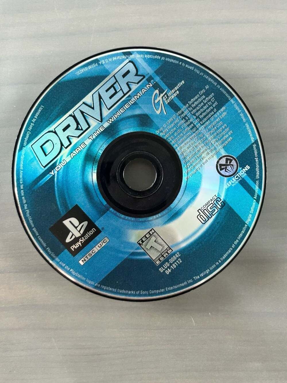 Driver You Are the Wheelman PS1 PlayStation 1 SLUS-00842 Disc Only Untested
